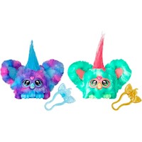 Furby Pack 2 Furblets Luv-Lee y Mello-Nee | Rojo/Verde y Morado/Azul