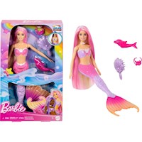 BARBIE Malibu muñeca sirena 11"/28 cm con accesorios