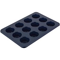 KitchenAid molde para magdalenas 12 tazas / 2.8 l, acero | Azul tinta