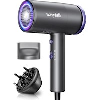 Wavytalk Secador de Pelo Iónico Ligero con Secado Rápido Difusor y Concentrador