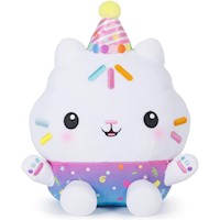 Gabby's Dollhouse Sprinkle Party Cakey Cat peluche interactivo con sonidos