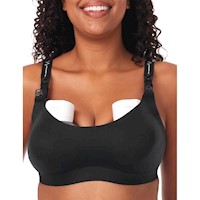 Momcozy brasier lactancia y extractor en uno, X-Large Plus | Negro