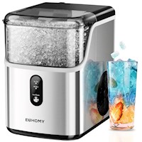EUHOMY IM-15S Máquina de Hielo Sónico 35 lb/24h | Plateado