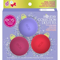 EOS Holiday esférico sbálsamos labiales pack 3 | 0.25 oz / 7.4 ml