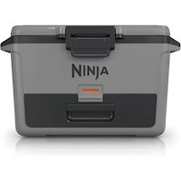 Ninja enfriador duro FB151GY Frostvault con cajón seco, alta resistencia, 50 qt / 47,3 L | Gris