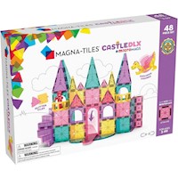 MAGNA-TILES - Castillo dlx 48-piezas set de construcción magnético