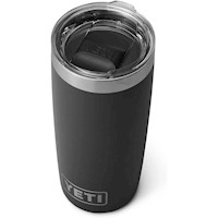 YETI Rambler Vaso de 10 oz de acero inoxidable y tapa MagSlider color negro