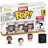 Funko Pop | Pack de 4 Bitty de Harry Potter (Harry, Cho, Parvati, y figura sorpresa)