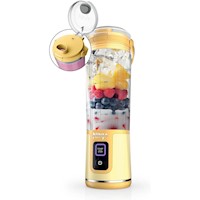 Ninja Licuadora portátil Blast 500 ml, inalámbrica, recargable | Limón/Merengue