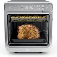 Ninja Prestige XL DT551, horno tostador y freidora 10 en 1, 1800 W | Acero