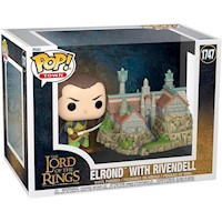 Funko Pop | Town Elrond con Rivendel de El Señor de los Anillos