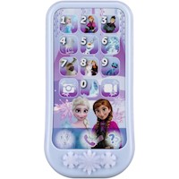 eKids Frozen teléfono de juguete infantil con actividades de aprendizaje preescolar