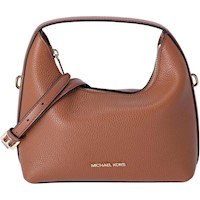 MICHAEL KORS Bolso Ember bandolera con asa superior de cuero | Camello