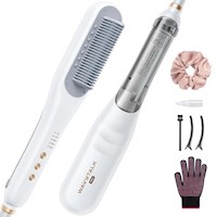 Wavytalk Cepillo Alisador de Vapor Pro 3 en 1 Anti-Frizz
