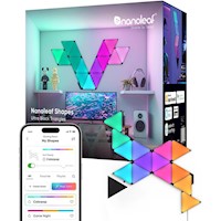 Nanoleaf Shapes Paneles LED Inteligentes RGBW WiFi Kit Smarter
