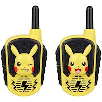 eKids Pokémon walkie-talkies infantiles para interiores y exteriores
