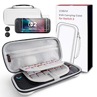 Estuche de Viaje Gran Capacidad para Nintendo Switch 2 | Blanco