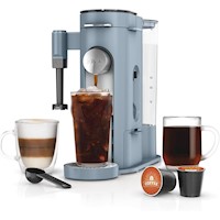 Ninja cafetera Pods & Grounds XL, espumador y depósito 2 L | Azul vaquero