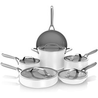 Ninja set cocina CW39011WH Ceramic Pro 11 piezas, cerámica antiadherente | Blanco