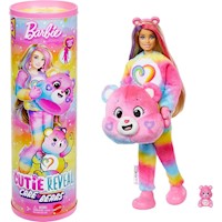 Barbie Cutie Reveal Care Bears, serie 2, oso Togetherness, 10 sorpresas