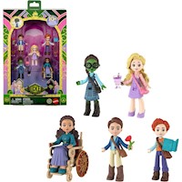 Shiz Mattel Universal Pictures, 5 muñecas con 9 accesorios