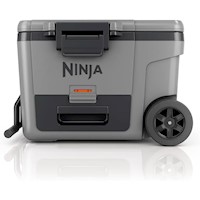 Ninja nevera portátil Frostvault FB245GY, con ruedas y cajón seco, 45 qt / 42,6 L | Gris