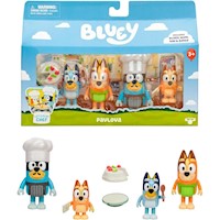 Bluey figuras juego Chef Pavlova 4 piezas