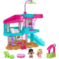 Barbie Little People Casa de Playa con Figuras y Accesorios