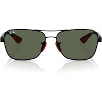 Ray-Ban RB8336M Gafas de sol cuadradas unisex Scuderia Ferrari | Opal Grey / Demo Lens