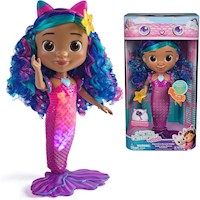 DreamWorks Casa de Muñecas Gabby Muñeca Sirena con Luces y Sonidos
