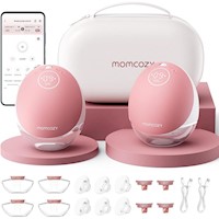 EXTRACTOR DE LECHE M9 MOMCOZY APP MANOS LIBRES PACK 2