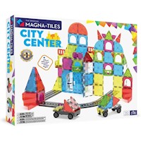MAGNA-TILES - City center 110-piezas set de construcción magnético