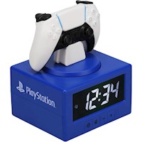Paladone PlayStation DualSense, reloj despertador luz nocturna oficial