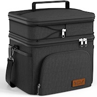 LONCHERA 2 NIVELES DE 14L HOTOR | NEGRO