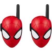 eKids Spiderman walkie-talkies infantiles sin estática y de largo alcance