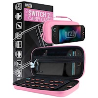 Estuche de Viaje Protector con Bolsillos Para Nintendo Switch 2 | Rosa
