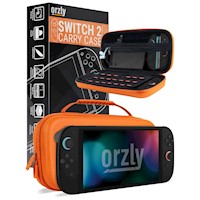 Estuche de Viaje Protector con Bolsillos Para Nintendo Switch 2 | Naranja