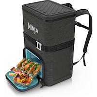 Ninja mochila térmica Frostvault Go Can, 36 qt / 34,1 L | Gris Oscuro