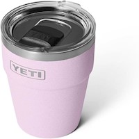 YETI Rambler Vaso de 20 oz de acero inoxidable y tapa MagSlider color rosa bebé