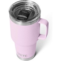 YETI Rambler Vaso de 30 oz de acero inoxidable y tapa Stronghold color rosa claro