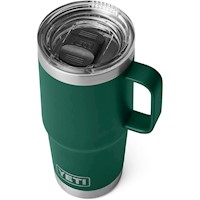 YETI Rambler Vaso de 20 oz de acero inoxidable y tapa Stronghold color verde oscuro
