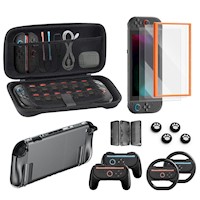 Pack de Accesorios 16 en 1 Para Nintendo Switch 2 | Negro