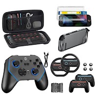 Kit de Accesorios 16 en 1 Para Nintendo Switch 2 | Negro y Gris