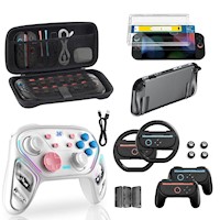 Kit de Accesorios 16 en 1 Para Nintendo Switch 2 | Blanco