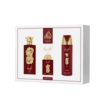 SET DE PERFUME LATTAFA PRIDE ANSAAM GOLD EDP 3 PZS UNISEX