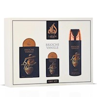 SET DE PERFUME LATTAFA PRIDE BRIOCHE VANILLE 3 PZS EDP UNISEX