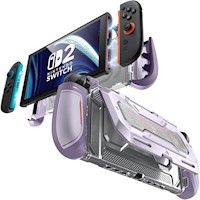 Funda Acoplable con Soporte Plegable Para Nintendo Switch 2 | Lila
