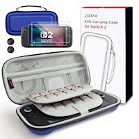 Estuche de Viaje Gran Capacidad para Nintendo Switch 2 | Azul