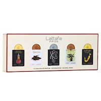 SET DE PERFUME LATTAFA PRIDE COLECCIÓN N.° 2 EDP - 5 PZS 0.65 OZ / 20ML C/U