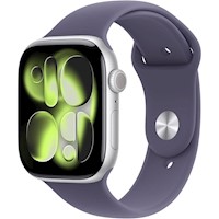 Apple Watch Series 11 Silver Aluminio (GPS 46mm) + Sport Band Purple Fog M/L